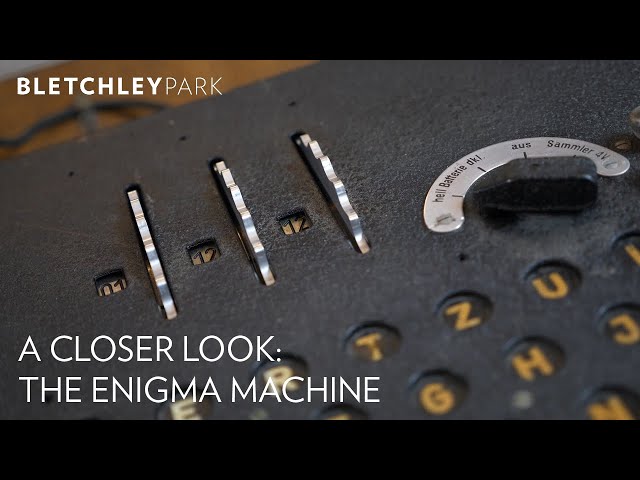 The Enigma Machine - Bletchley Park takes a closer look at how it works