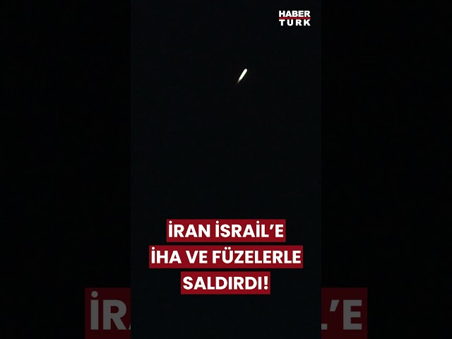 İran, insansız hava araçları ve füzelerle İsrail'e hava saldırısı düzenledi! #shorts #haber #iran