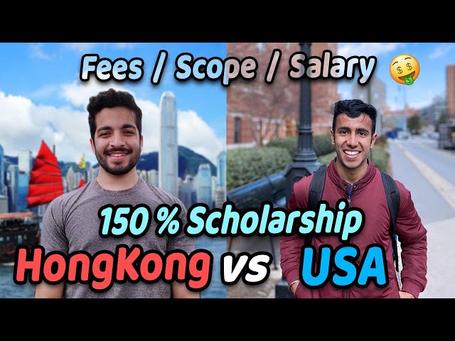 Studying in HongKong vs USA: 150% Scholarship, Salary, Opportunities