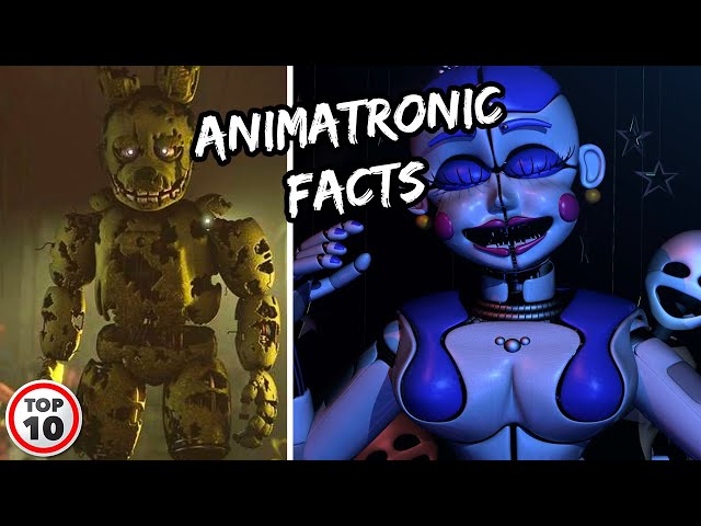 Top 10 Scary FNAF Animatronic Facts | Marathon