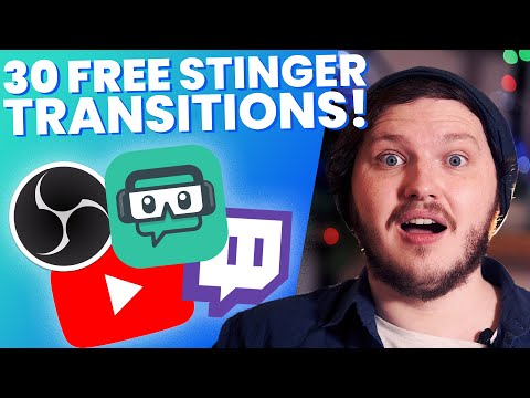 30 FREE Stream Stinger Transitions For Streamlabs OBS And OBS - With Download!