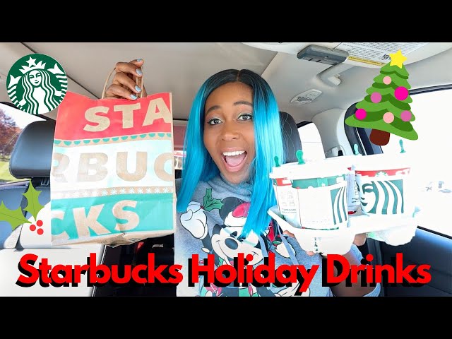 Trying Starbucks Holiday Drinks & Treats 2020
