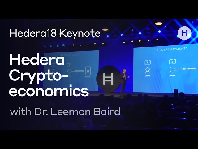 Hedera Tokenomics with Dr. Leemon Baird | Hedera18 Keynote