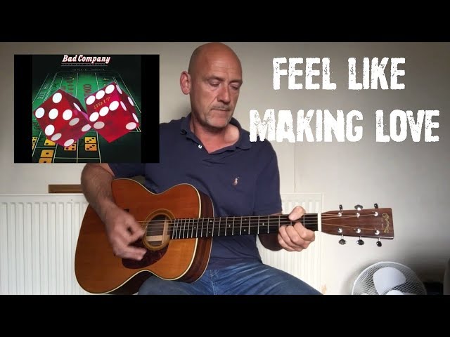 Bad Company - Feel like making love - Guitar lesson by Joe Murphy