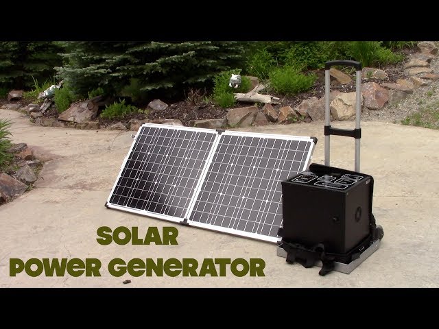 Patriot Portable Solar Generator 1500W with 2 Panels