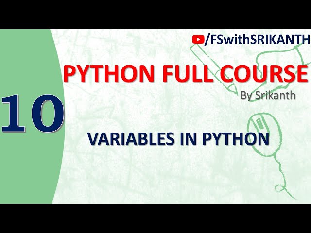 Python_10 |variables in python | python 2023 | python from scratch | Python for beginners |
