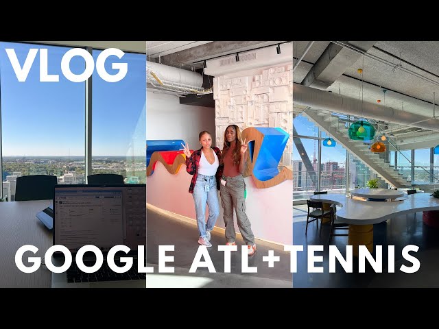 VLOG: Visiting Google | Tennis Practice | Skincare