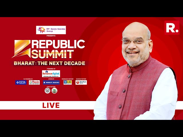 Amit Shah Live: Union Home Minister Amit Shah At The Republic Summit 2024 | Arnab Goswami
