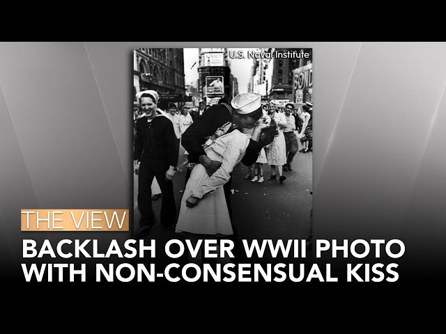 Backlash Over WWII Photo With Non-Consensual Kiss | The View