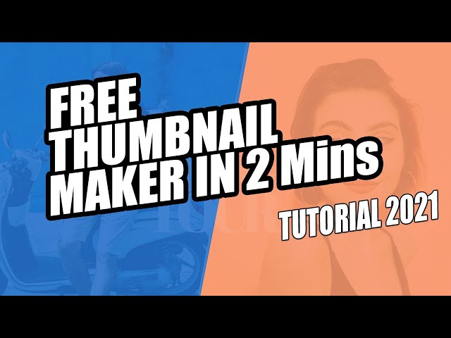 How to make thumbnails for YouTube videos free online 2021 |  TSF5