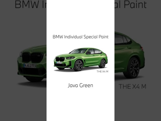 BMW Individual Special Colours for X models - ask your dealer.