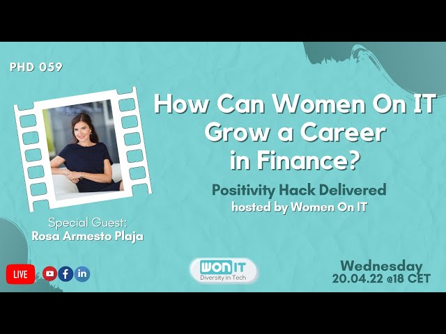 How can Women On IT Grow A Career In Finance?