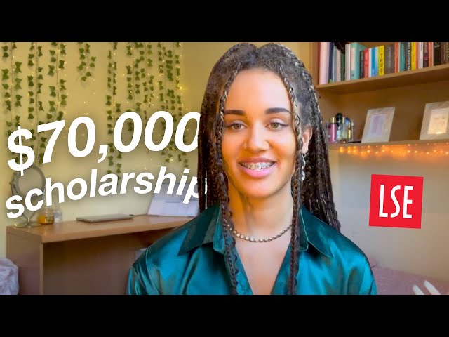 how i got a $70,000 SCHOLARSHIP to university!! | reading my application