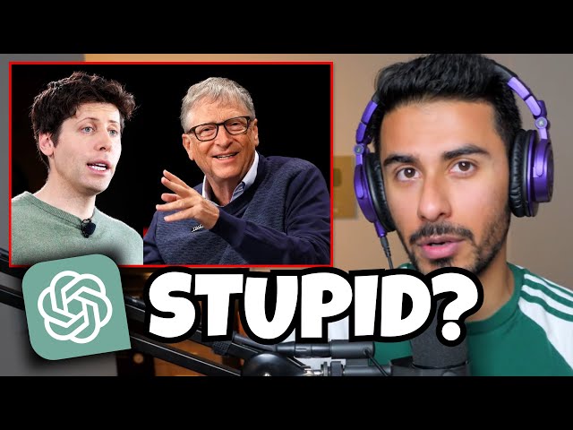 "ChatGPT is the STUPIDEST it will ever be" 🤯 - Bill Gates & Sam Altman Podcast