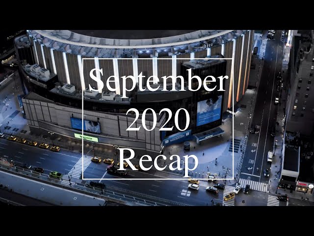 September recap 2020 New York City