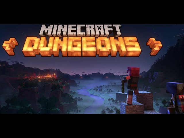 Trying to save village! In Minecraft Dungeons.ep1