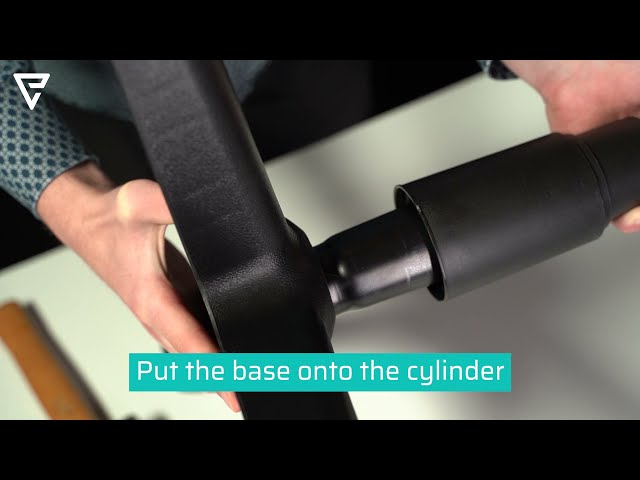 How to remove and replace the gas lift cylinder on a gaming chair