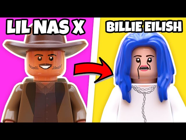 I made FAMOUS SINGERS in Lego!