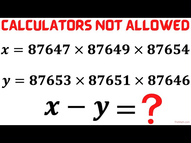 Learn to Multiply and Subtract the huge numbers by using this Trick | Calculators Not Allowed
