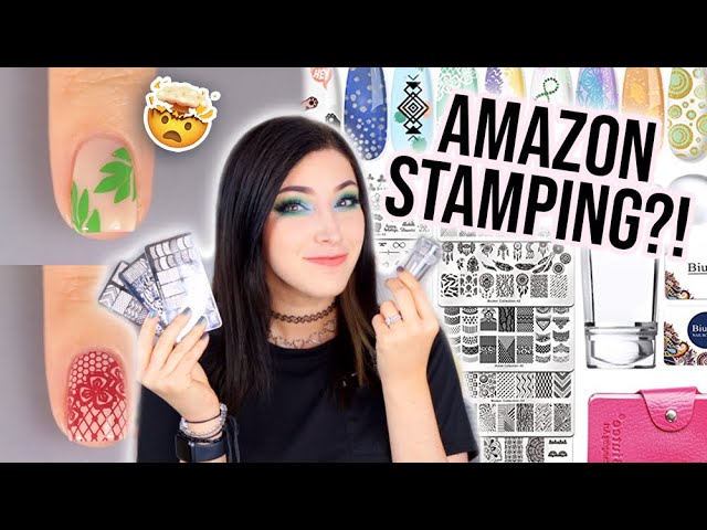 Trying an Amazon Nail Art Stamping Kit - Does It Work?! Biutee Brand || KELLI MARISSA