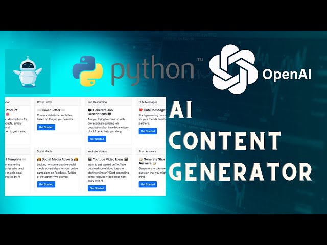 Create AI content Generator with OpenAI and Python