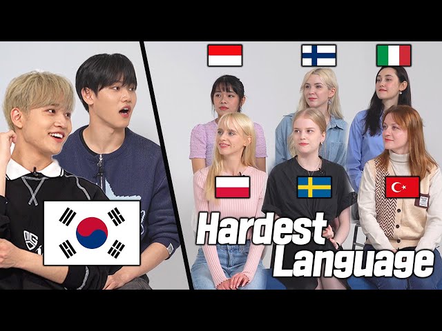 Koreans Try To Pronounce Most Difficult Words Around The World l Finland, Sweden, Türkiye, Indonesia