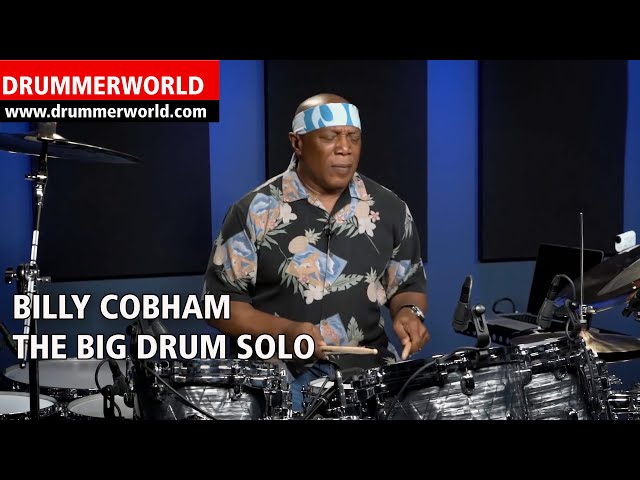 Billy Cobham: THE BIG DRUM SOLO - #billycobham  #drumsolo  #drummerworld