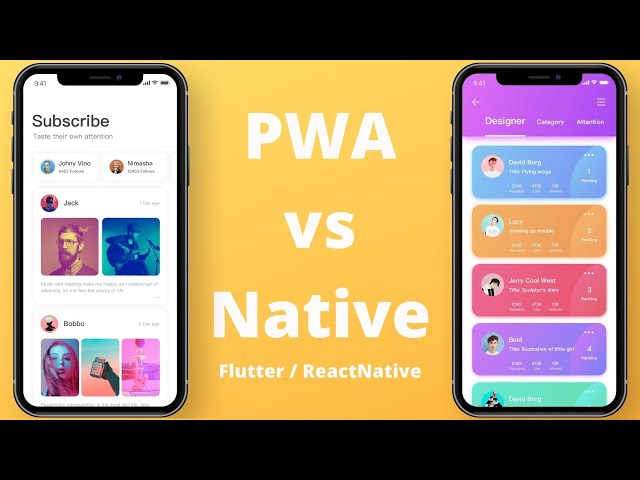 What Are Progressive Web Apps? PWA vs Flutter / React Native