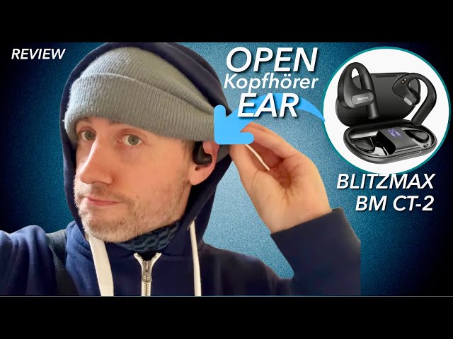 Überraschend gute Open Ear Kopfhörer -  Blitzmax BM CT2 im Test Review - Ich würde überrascht !!
