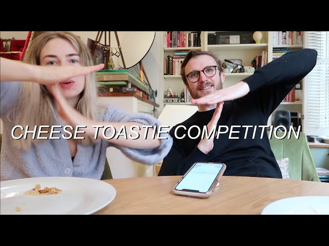 CHEESE TOASTIE COMPETITION | We're BACK!