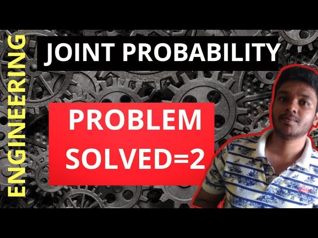JOINT PROBABILITY DISTRIBUTION//ENGINEERING MATHEMATICS-4//PROBLEMS SOLVED-2// MATHSPEDIA