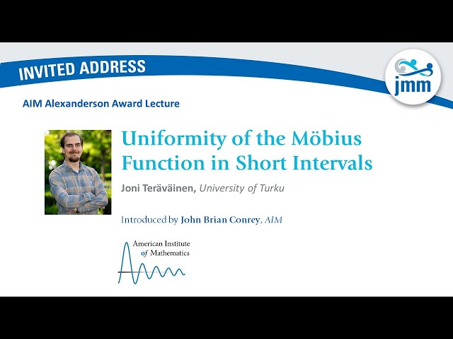 Joni Teräväinen "Uniformity of the Möbius Function in Short Intervals"