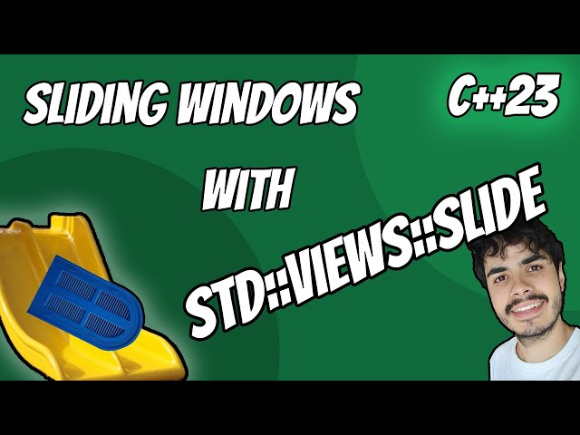 Sliding Window to Arrays with C++23's std::views::slide