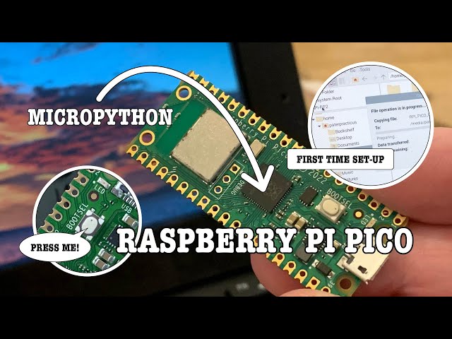 Setting up a Raspberry Pi Pico – MicroPython installation and using Thonny to manage files.
