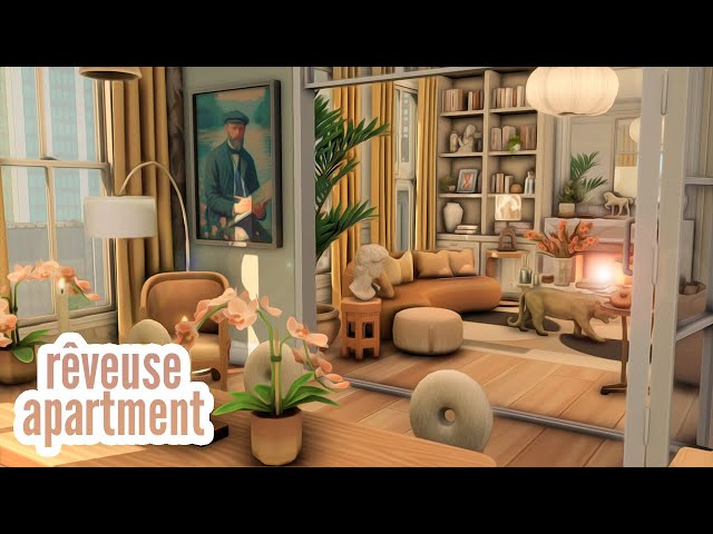 rêveuse apartment \\ The Sims 4 CC speed build