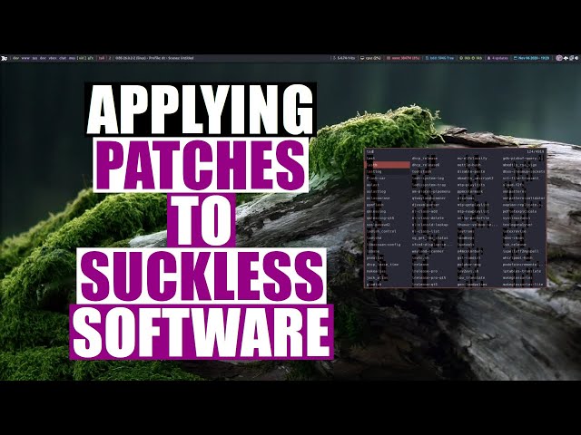 Applying Patches To Suckless Software