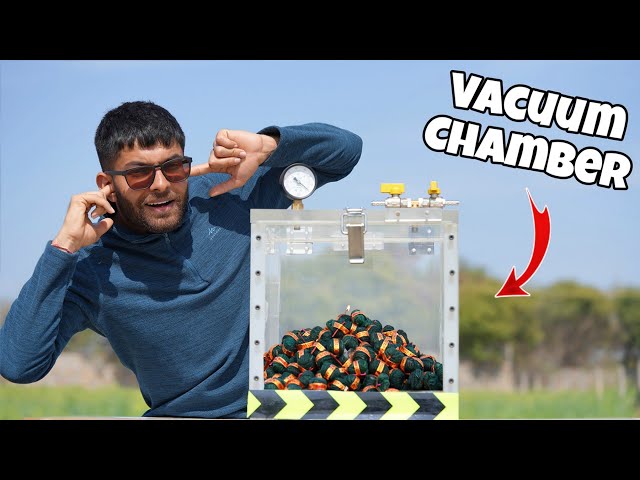 Destroy Our Vacuum Chamber Using Explosion #bluebox