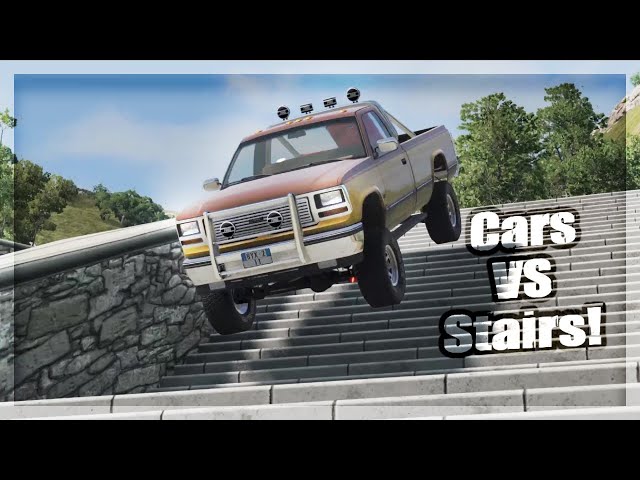 Cars vs Stairs | BeamNG.drive