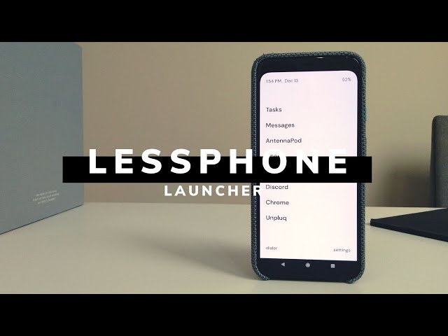 LessPhone Launcher: Simple Choices
