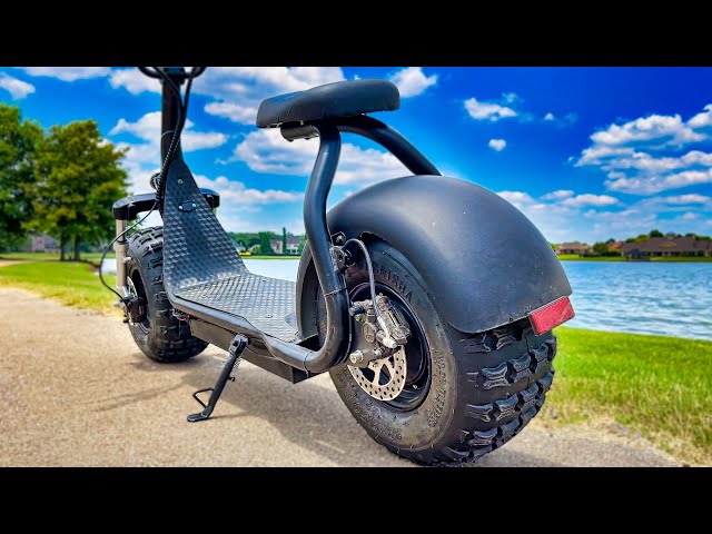 Massive Fat Tire Electric Scooter! (Zoomer 2 Review)