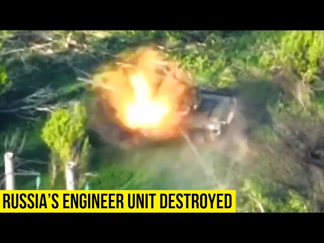 Ukrainian paratroopers destroy Russia’s engineer unit.