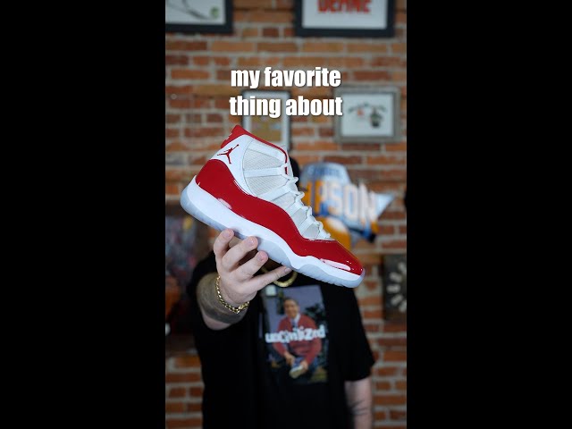 MY FAVORITE THING ABOUT THE JORDAN 11 CHERRY SNEAKERS!