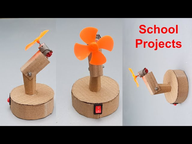 Science Projects for School Students | How to Make High Speed Wall Fan