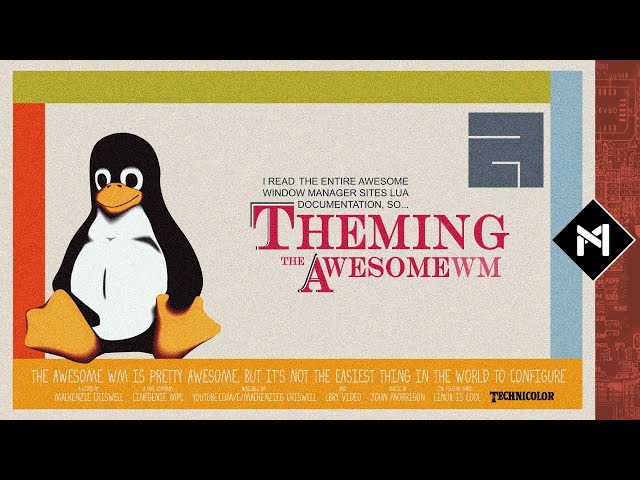 Theming the Awesome Window Manager