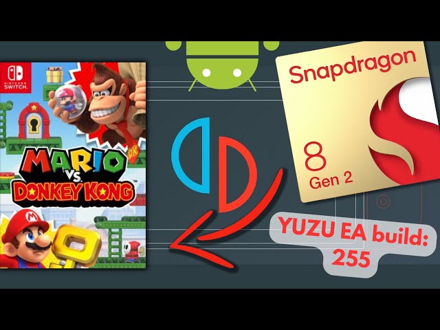 [Yuzu Android 255] Mario vs Donkey Kong - Snapdragon 8 Gen 2
