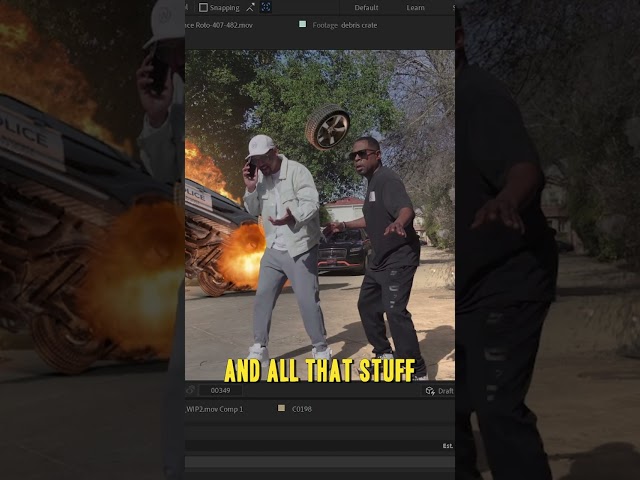 I made a VFX video for Bad Boys 4 #shorts