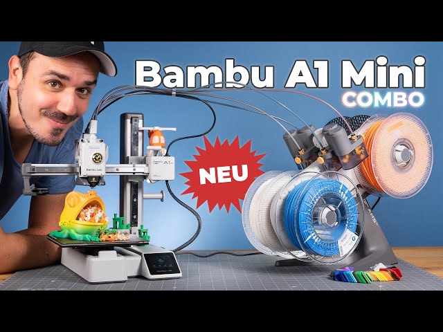 Bambu Lab A1 Mini Combo | DER Anfänger 3D Drucker 2024? (XXL Test)