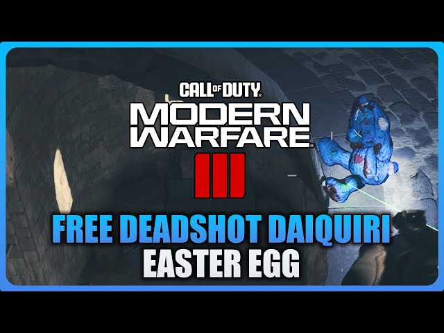 MW3 Zombies - Free DEADSHOT DAIQUIRI Easter Egg (Free Secret Perk)