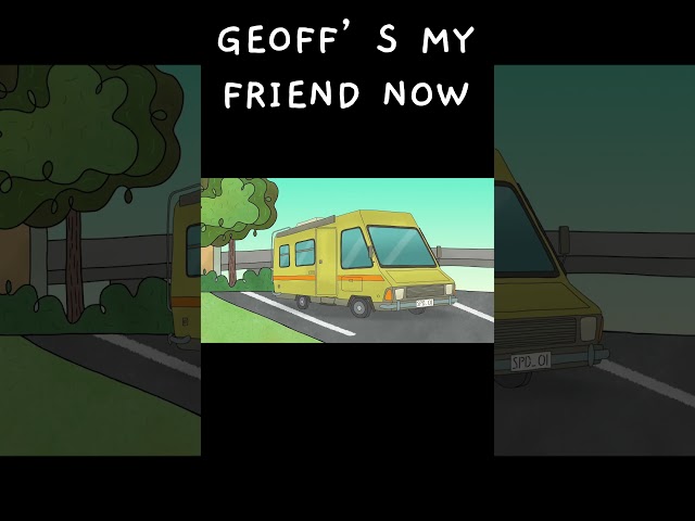 Geoff's my friend now. Best friends. #cartoons #animation #davespud