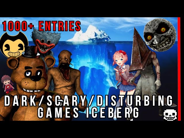 The BIGGEST Dark/Scary/Disturbing Games Iceberg (Part 1)
